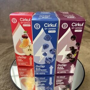 5 Cirkul GoSip Strawberry Watermelon,Blue Raspberry,Punch 20 ML BB 12/26, 1/27